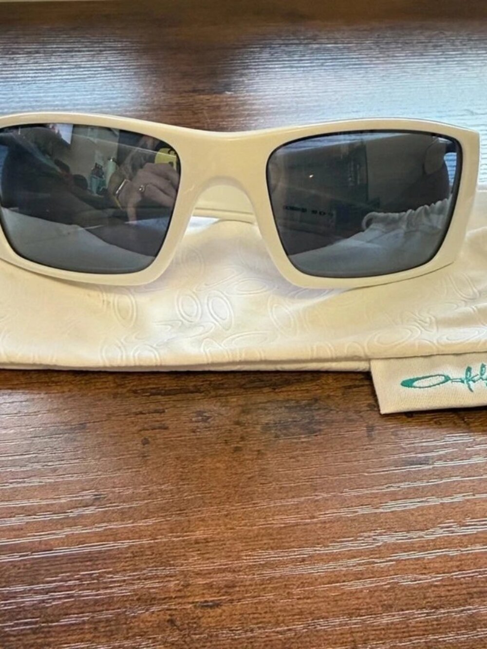 Oakley Fuel Cell Sunglasses OO9096-03 - Polished White Frames
